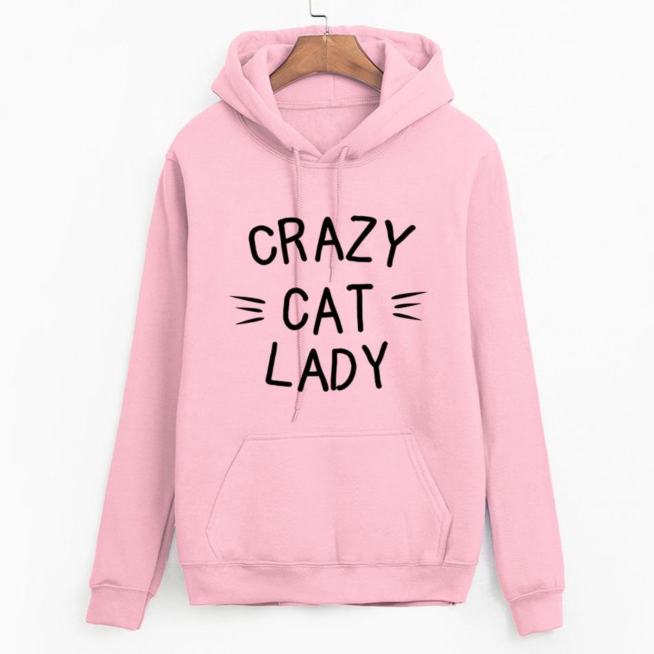 Sweat Femme Chat Crazy Cat Lady 