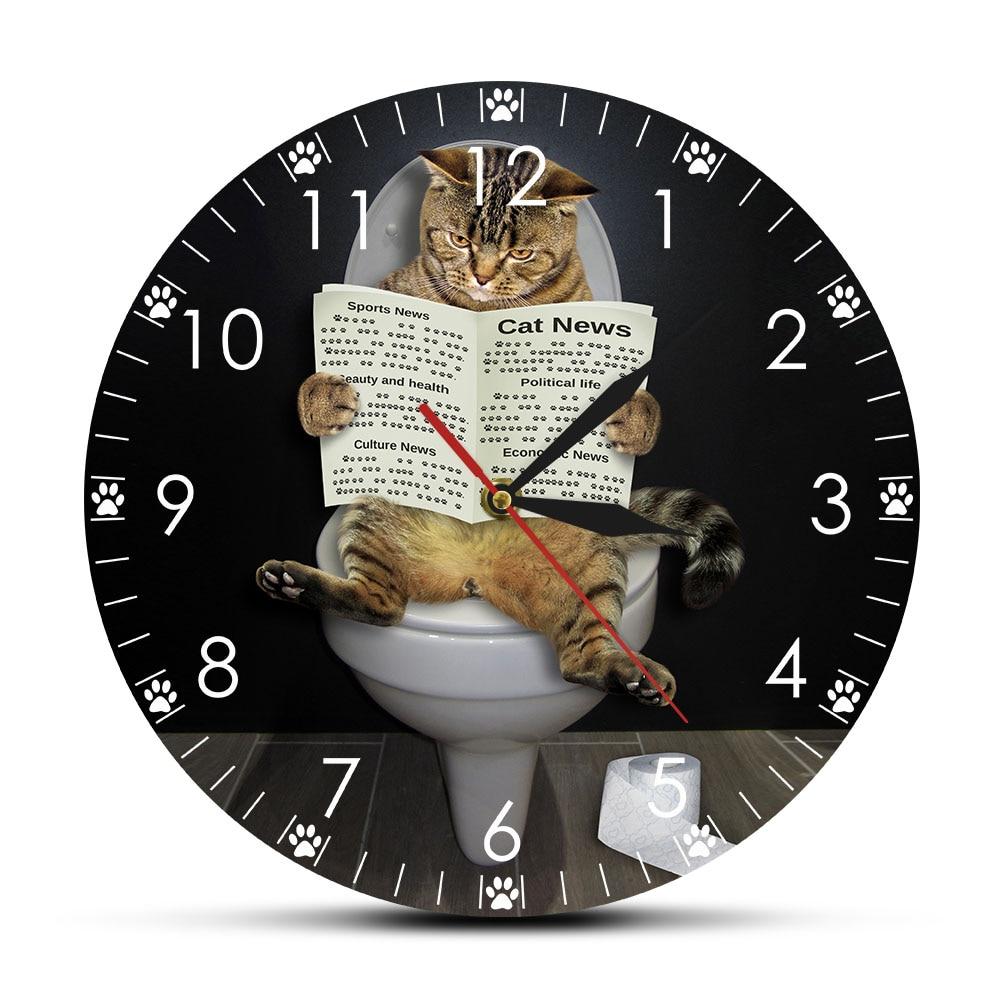 Horloge Chat Petite Pause