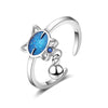 Bague Chat   Amour Turquoise