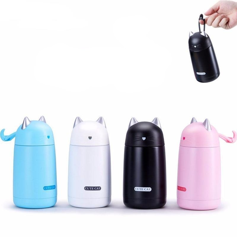 Thermos Chat Acier Inoxydable