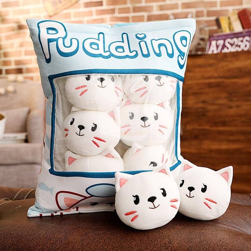 Sac de Peluche Tête de Chat