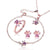 Pack 4 Bijoux en Or Rose Chat