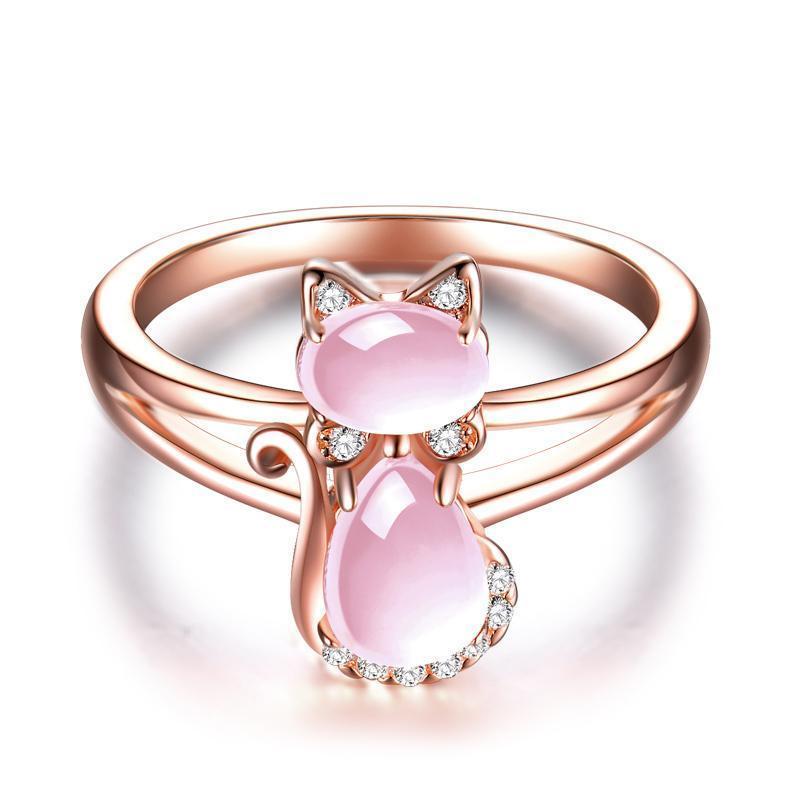 Pack Bijoux Chat Quartz Rose