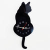 Horloge Chat Queue qui Bouge