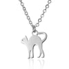 Pendentif Chat (Acier) Matou de Profil