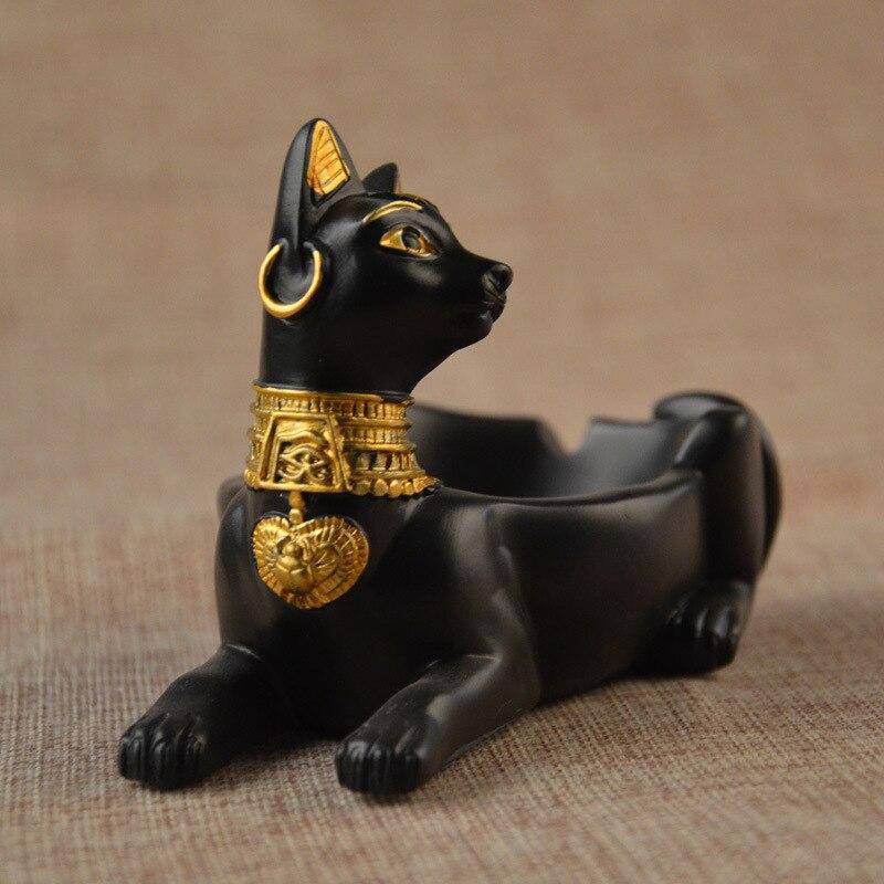 Statue Chat   Cendrier Egyptien 