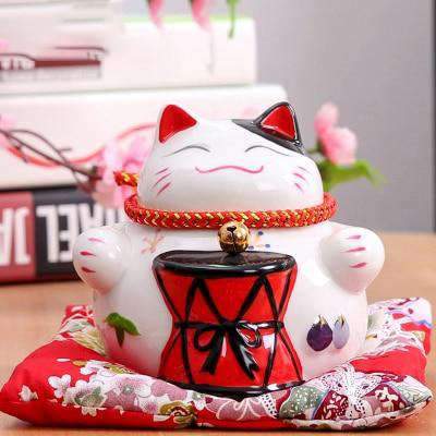 Statue Chat Maneki   Vie de Bonheur 