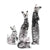 Statuette Chat   Argent 