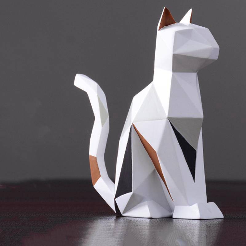 Statuette Chat   Modern Origami 