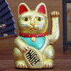 Statuette Chat   qui Bouge la Patte