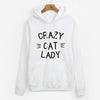 Sweat Femme Chat Crazy Cat Lady