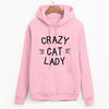 Sweat Femme Chat Crazy Cat Lady