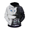 Sweat Homme Chat Yin Yang