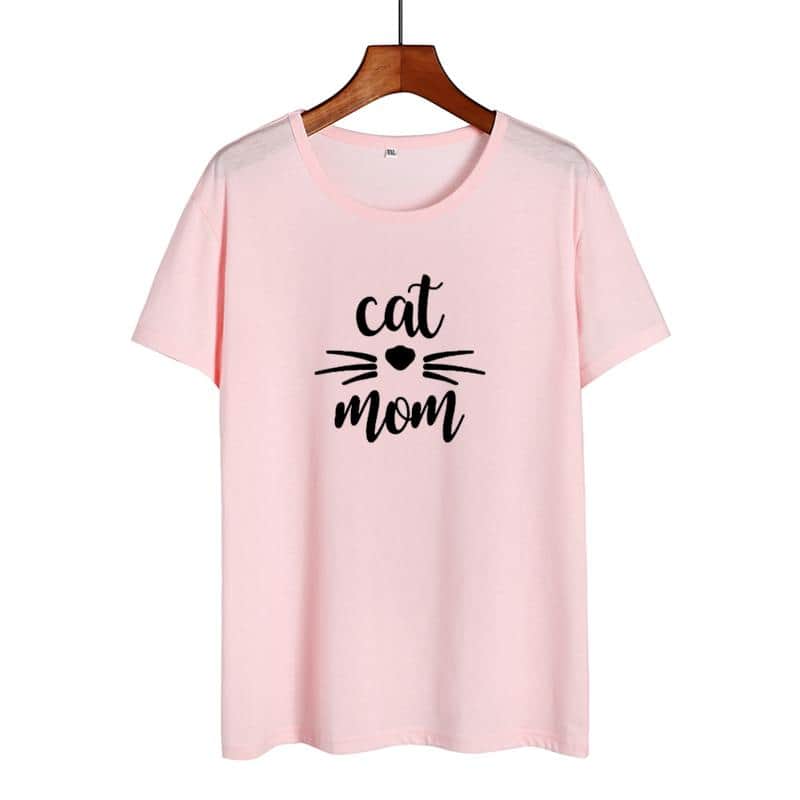 T-Shirt Femme Chat Cat Mom 