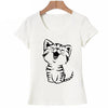 T-Shirt Femme Chat Chaton Content