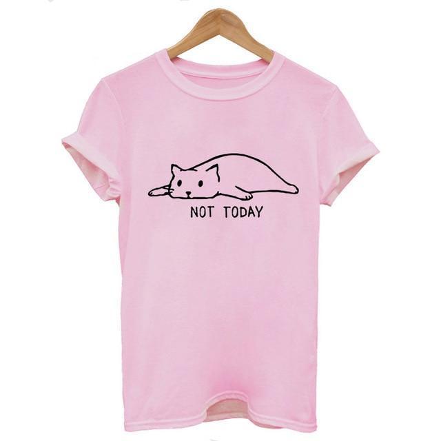 T-Shirt Femme Chat Not Today 