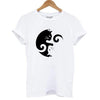 T-Shirt Femme Chat Yin Yang