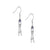 Boucles d'Oreilles Chat (Argent) Suspendues