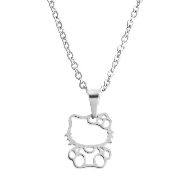 Pendentif Chat (Acier) Hello Kitty