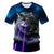 T-Shirt Homme Chat Yeux Laser