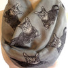 Foulard Chat Soie Féline