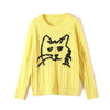 Pull Femme Chat Chat Dessiné