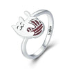 Bague Chat (Argent)Petit Joueur