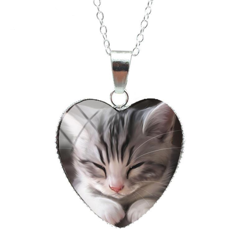 Pendentif Chat (Acier) Petit Chaton