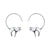 Boucles d'Oreilles Chat (Argent) Fantaisie Pendantes