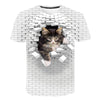 T-Shirt Femme Chat Petit Destructeur ( XXXL Uniquement )