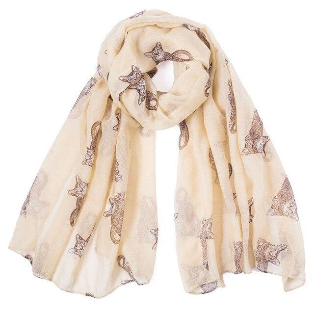 Foulard Chat Femme Passionnée