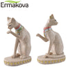 Ermakova Grès Bastet Statue de chat égyptien Dieu Figurine