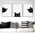 Peinture Chat  Chat Noir