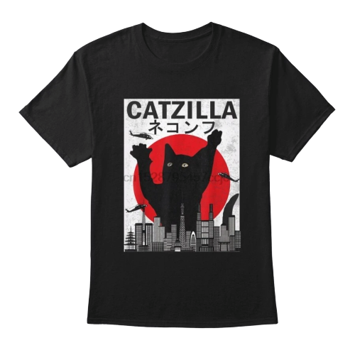 T-Shirt Homme Chat  Catzilla
