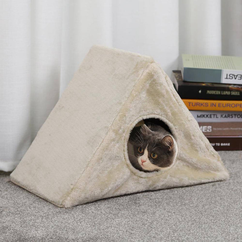 Arbre à chat tipi beige