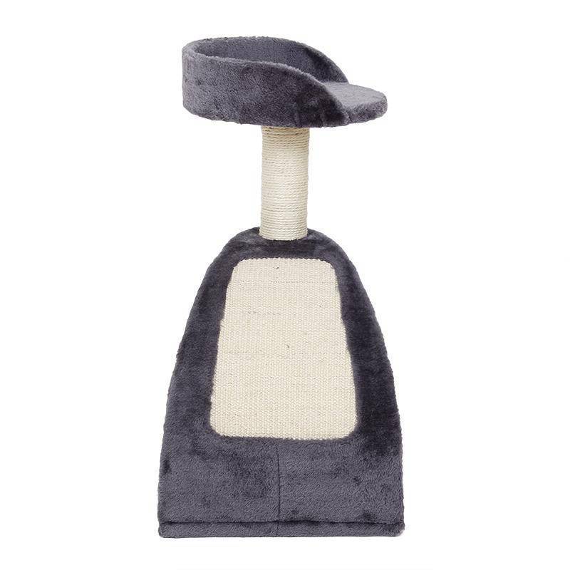 Arbre à chat simple & compact gris