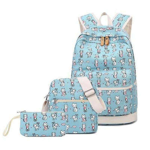 Kit École Sac Chat Enfant