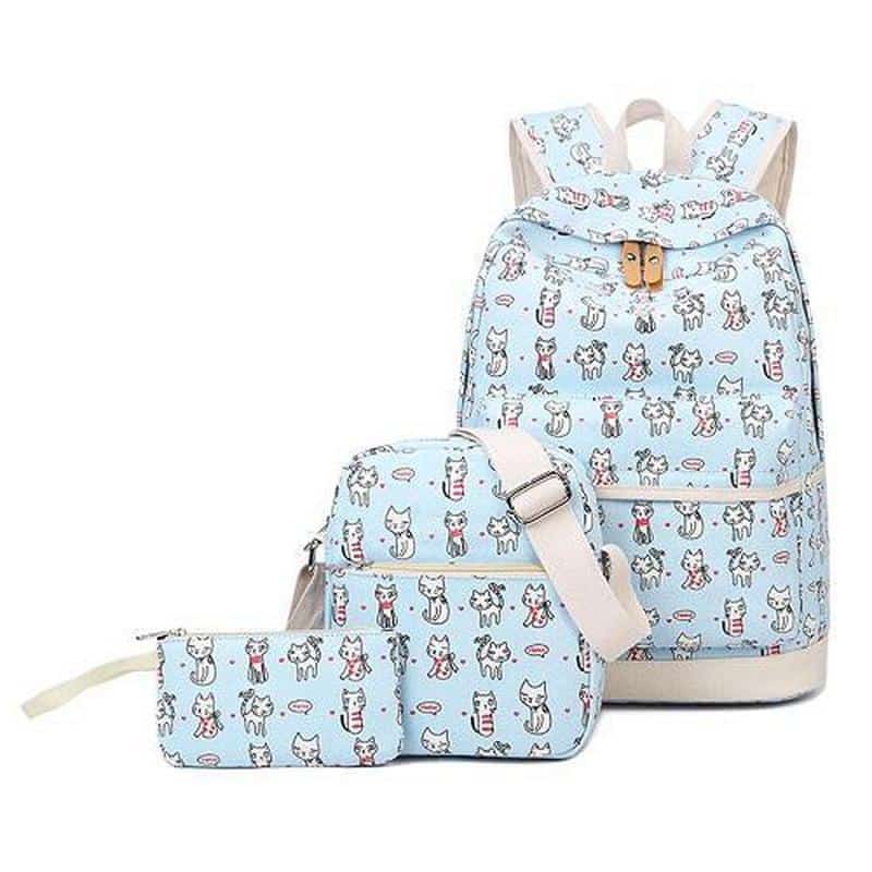 Kit École Sac Chat Enfant