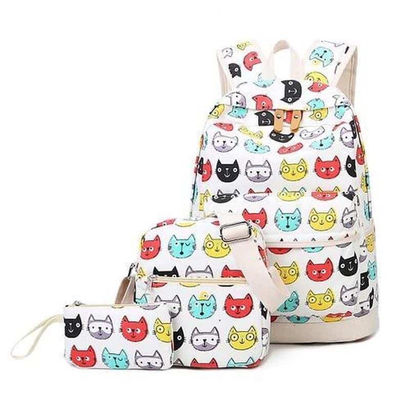 Kit École Sac Chat Enfant