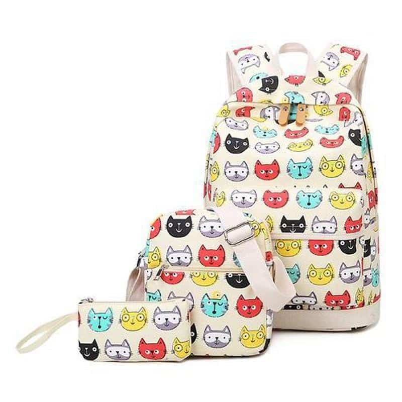 Kit École Sac Chat Enfant