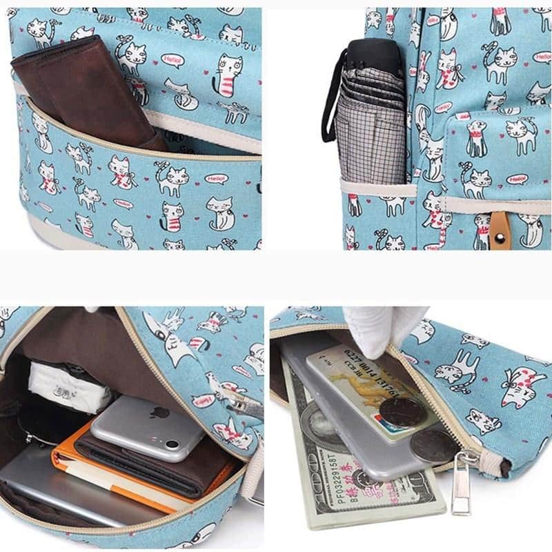 Kit École Sac Chat Enfant