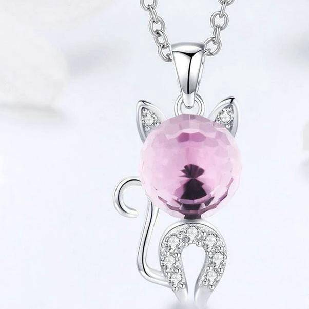 Pendentif Chat (Argent) Coquette et Divine