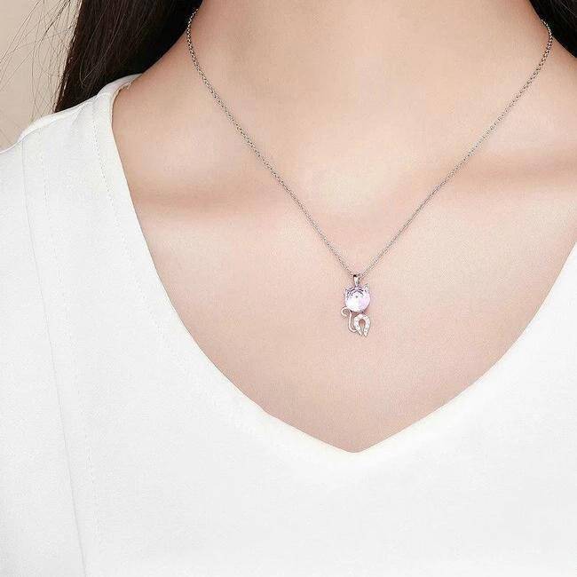 Pendentif Chat (Argent) Coquette et Divine