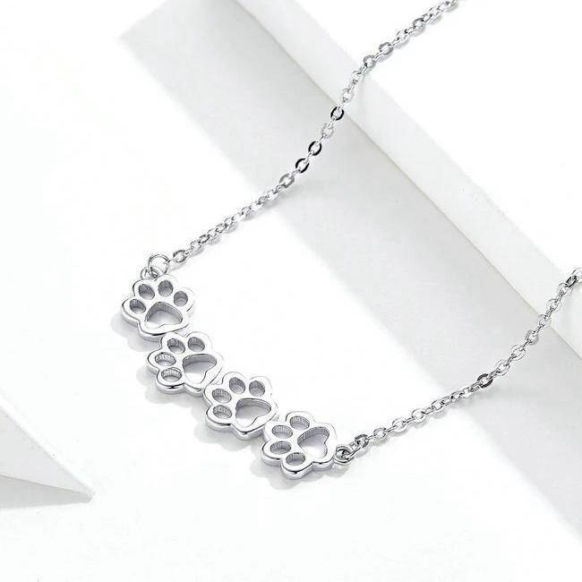 Pendentif Chat (Argent) Pattes de Chat