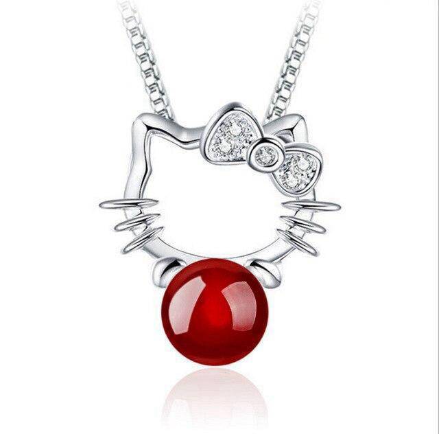 Pendentif Chat Kitty Fantaisie