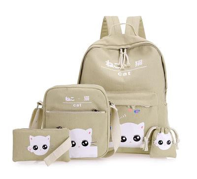 Sac à Dos Chat Vert