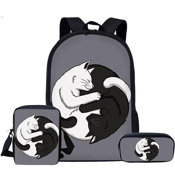 Sac à dos Chat Yin Yang Manga