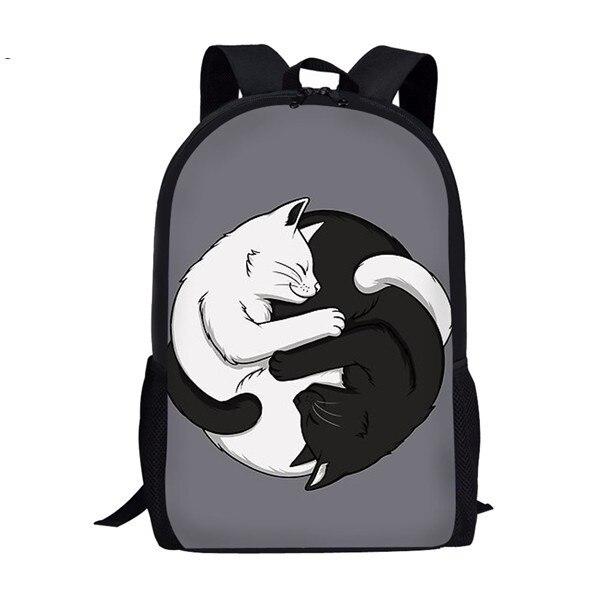 Sac à dos Chat Yin Yang Manga