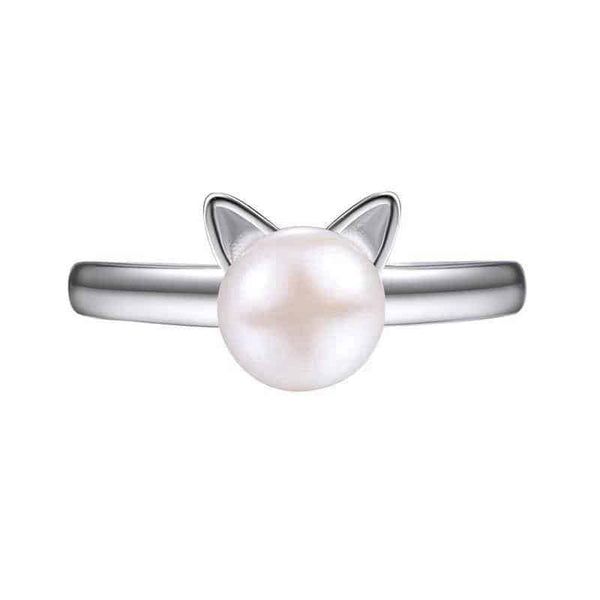 Bague Chat Perle de Douceur