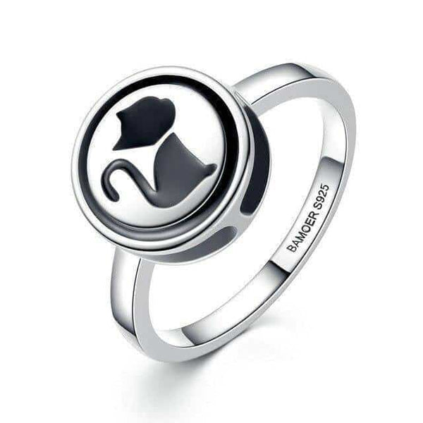 Bague Petit Chat Noir